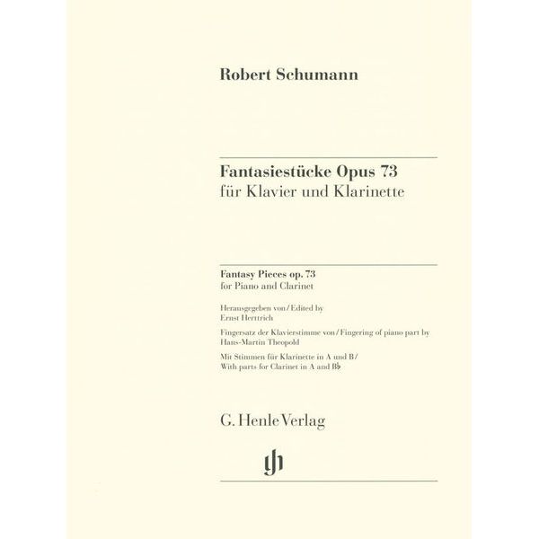 Henle Verlag Schumann Fantasiestücke Cl