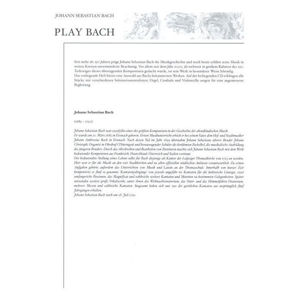De Haske Play Bach Clarinet