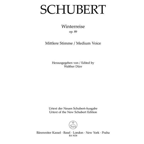 Bärenreiter Schubert Winterreise Mittel