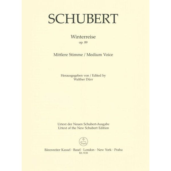 Bärenreiter Schubert Winterreise Mittel