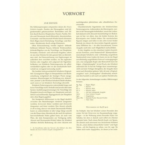 Bärenreiter Schubert Winterreise Mittel