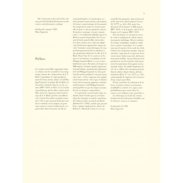 Henle Verlag Bach Flötensonaten 2