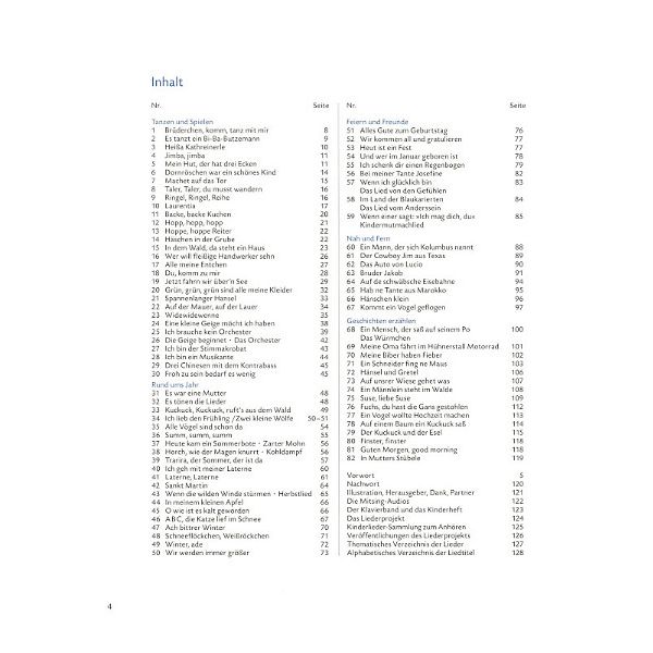 Carus Verlag Kinderlieder Liederbuch