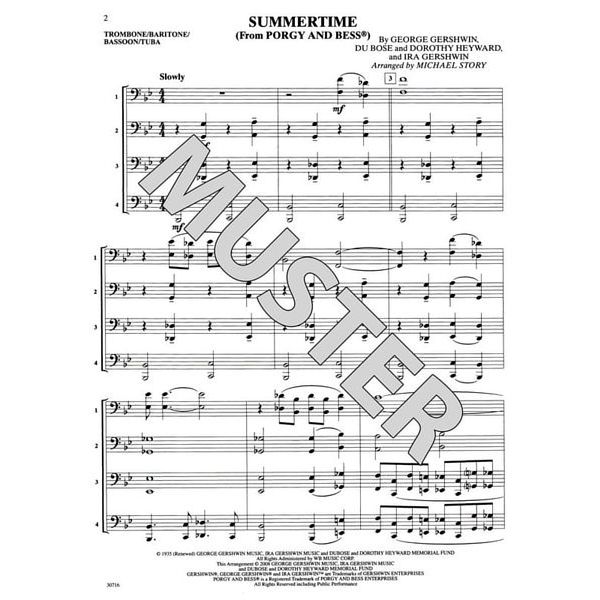 Alfred Music Publishing Pop Quartets For All Trombone