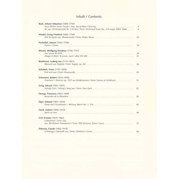 Schott Classical Highlights Quartet