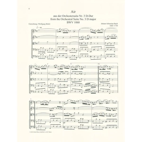 Schott Classical Highlights Quartet