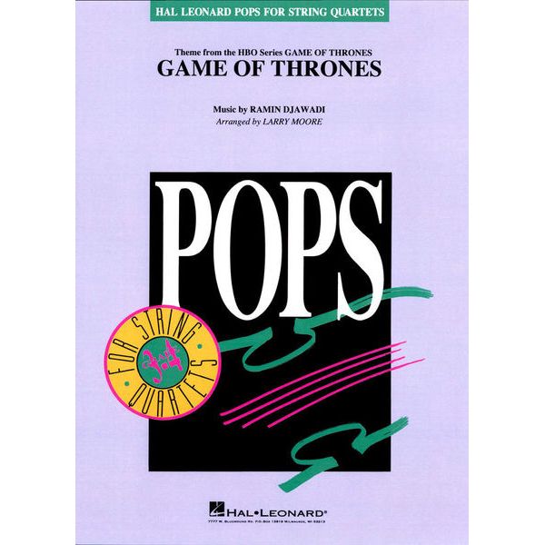 Hal Leonard Game Of Thrones String Qt.