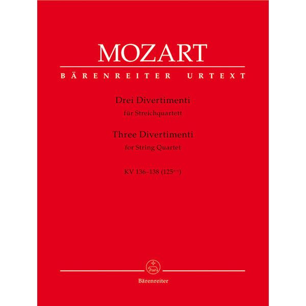 Bärenreiter Mozart Divertimenti Streichqt.