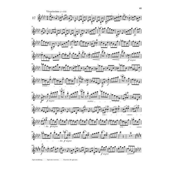 Henle Verlag Rode 24 Caprices Violin