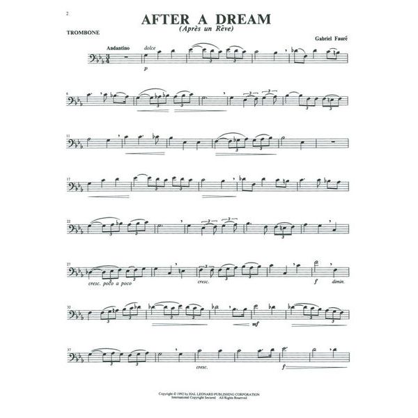 Hal Leonard Canadian Brass Trombone Med.