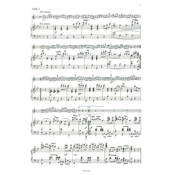 Sikorski Musikverlage Rossini Introduction Clarinet