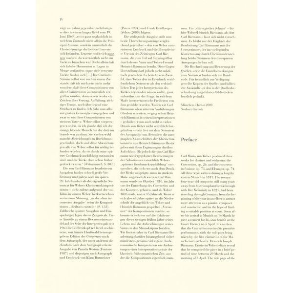 Henle Verlag Weber Concertino op.26
