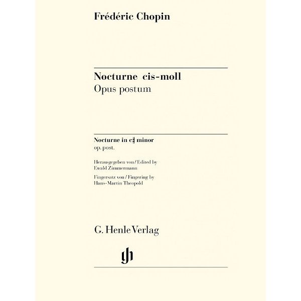 Henle Verlag Chopin Nocturne cis-moll