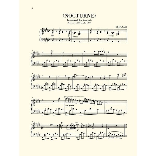 Henle Verlag Chopin Nocturne cis-moll