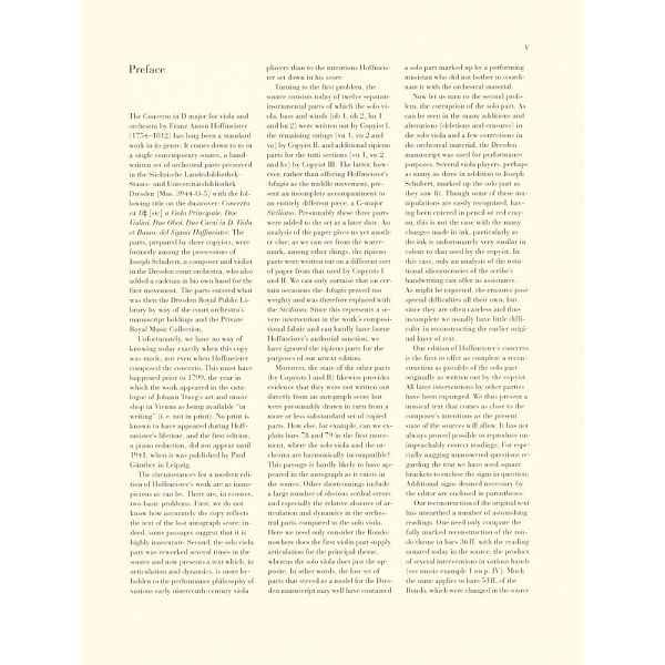 Henle Verlag Hoffmeister Violakonzert