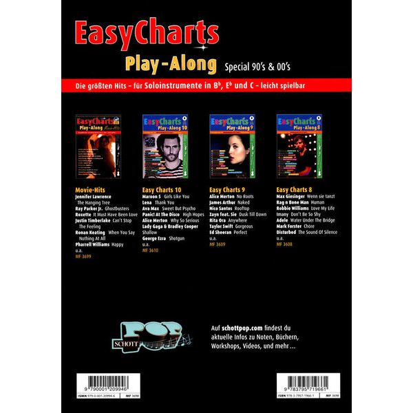 Music Factory Easy Charts Play-Along Special