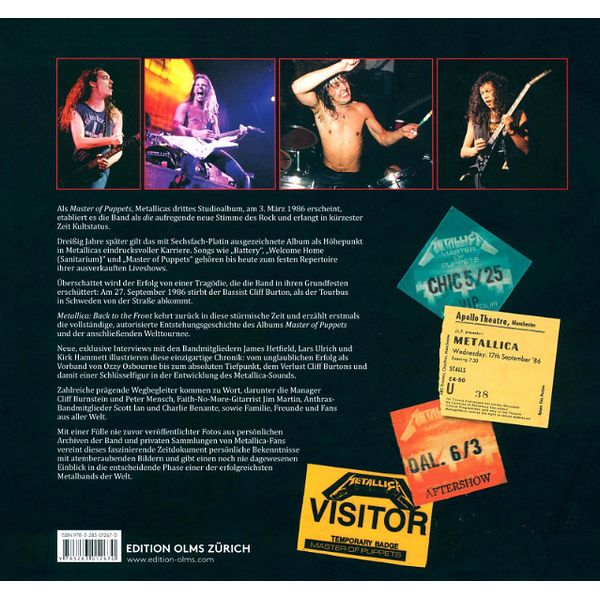 Edition Olms Metallica Back To Front