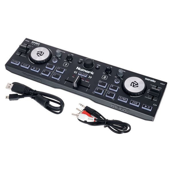 Numark DJ2GO Touch Pocket DJ Controller with Capacitive Touch Jog Wheels -  inMusic Store