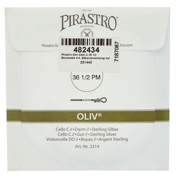 Pirastro Oliv Cello C 36 1/2 String 4/4