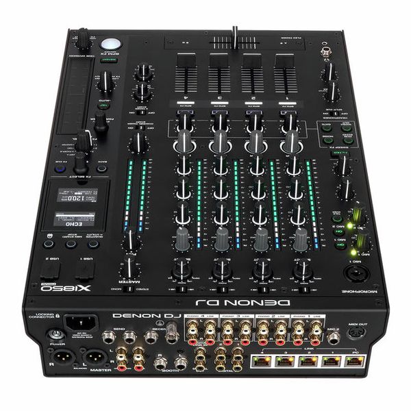 Denon DJ X1850 PRIME Professional 4-Channel DJ Club Mixer with Smart Hub