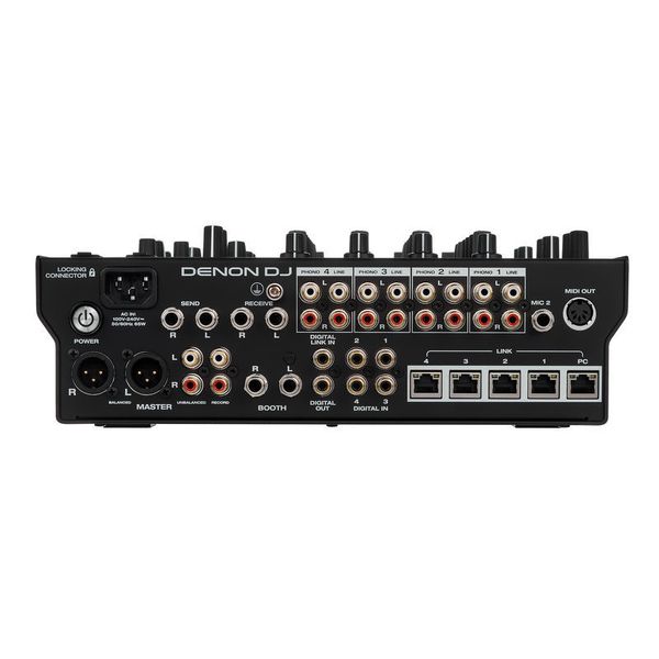 Denon DJ X1850 PRIME Professional 4-Channel DJ Club Mixer with Smart Hub