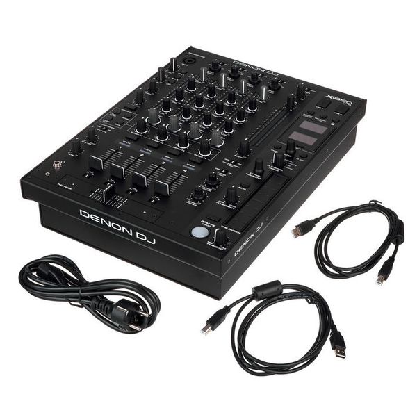 Denon DJ X1850 Prime 4-channel DJ Mixer with Effects and Serato  Compatibility