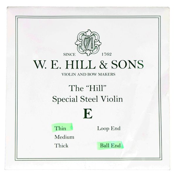 W.E. Hill & Sons E-String 4/4 Soft BE