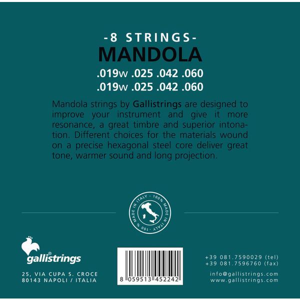 Galli Strings PNW90S Mandola Str. Medium