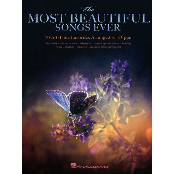 Hal Leonard Most Beautiful Songs Organ
