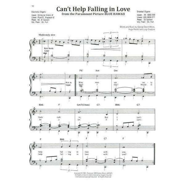 Hal Leonard Most Beautiful Songs Organ