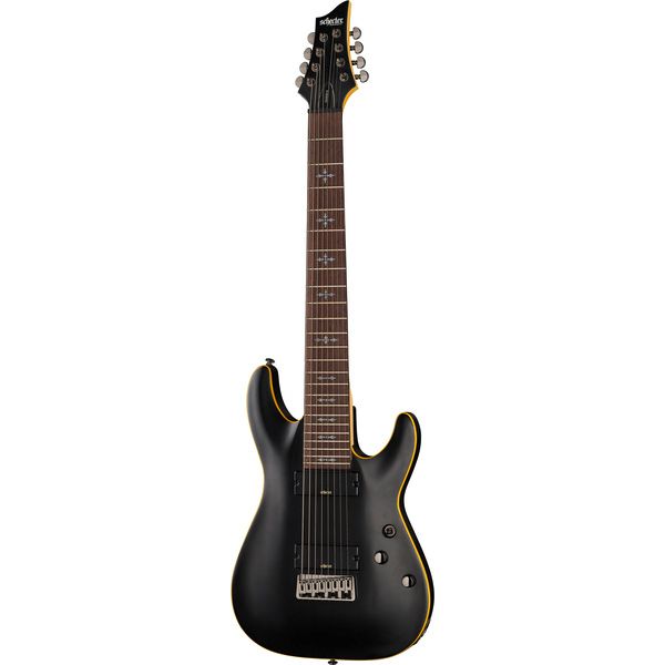 Schecter Demon-8 Aged Black Satin