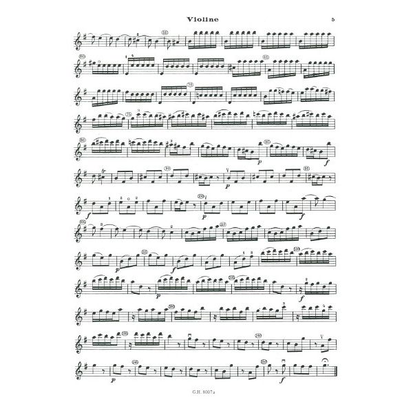 Edition Hug Vivaldi Concert G-Dur Violin