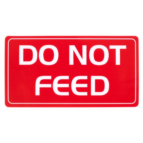 Stageworx Tourlabel Do Not Feed