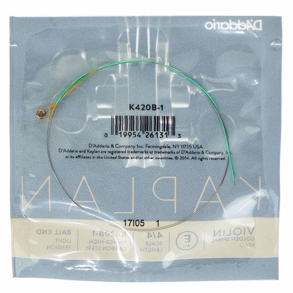 Daddario K420B-1 Kaplan GSS E Light BE
