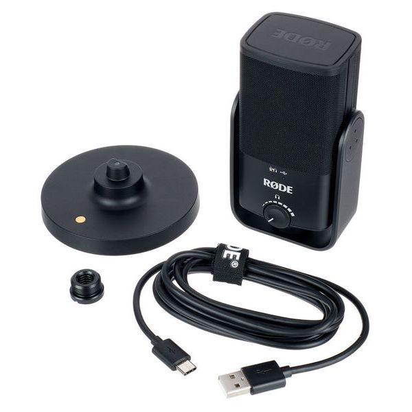 Rode NT-USB Mini Studio Quality USB Microphone - Black for sale online