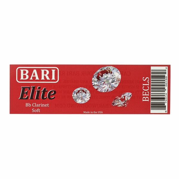 Bari Elite Reed Bb- Clarinet S