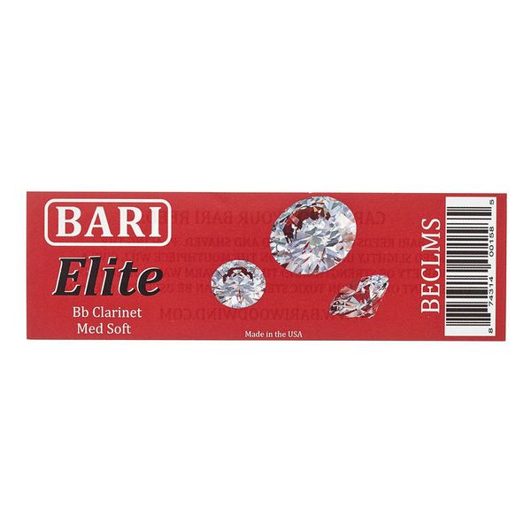 Bari Elite Reed Bb- Clarinet MS
