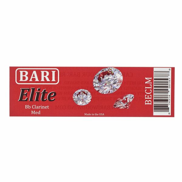 Bari Elite Reed Bb- Clarinet M