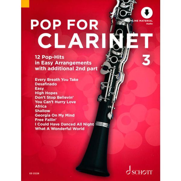 Schott Pop For Clarinet 3