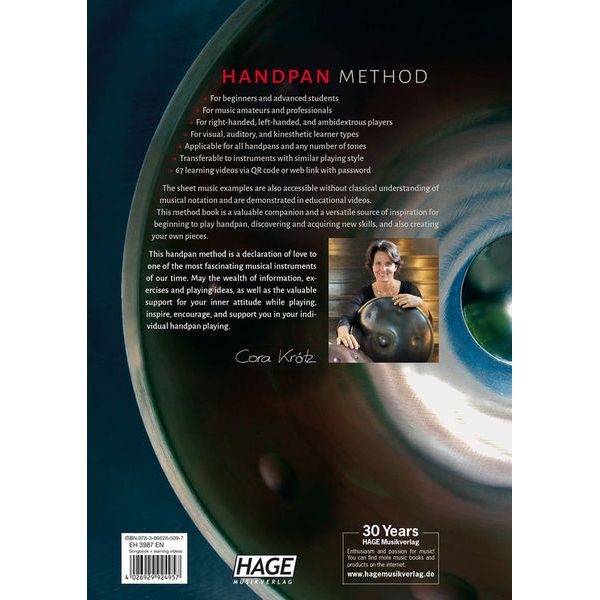 Hage Musikverlag Handpan - Learning by Playing