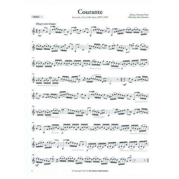 De Haske Bach For Trumpet