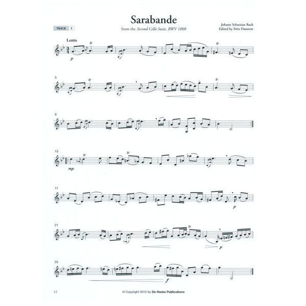 De Haske Bach For Trumpet