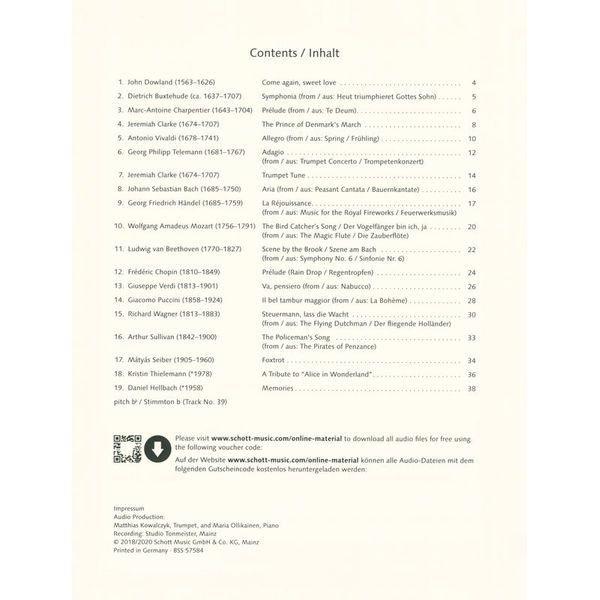 Schott Easy Concert Pieces Trumpet 2