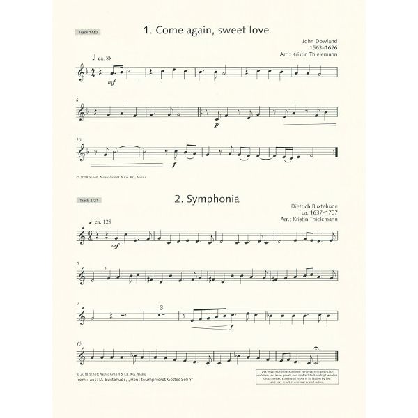 Schott Easy Concert Pieces Trumpet 2