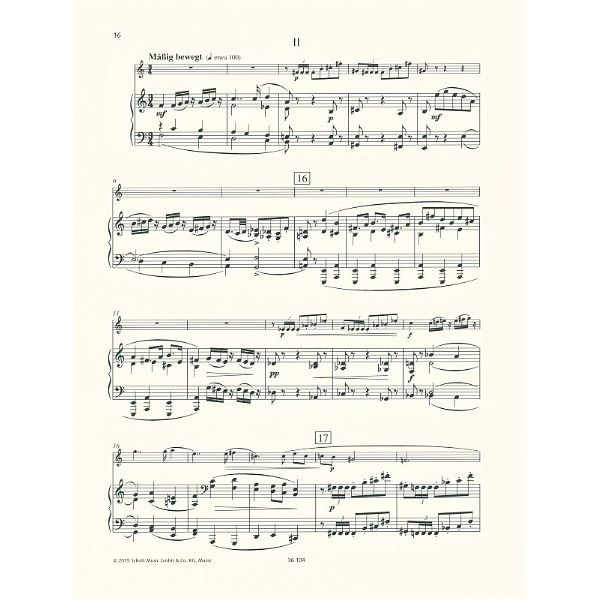 Schott Hindemith Sonate Trumpet
