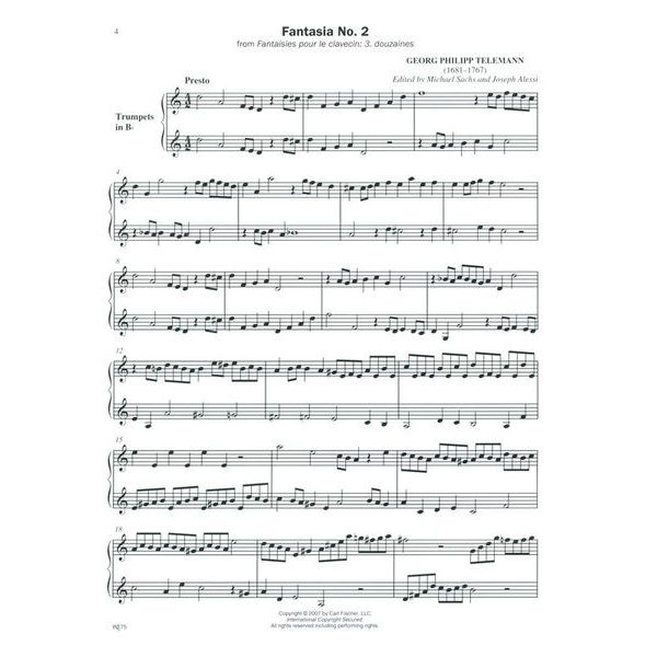 Carl Fischer 14 Duets For Trumpet