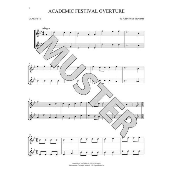 Hal Leonard Classical Themes Two Clarinets
