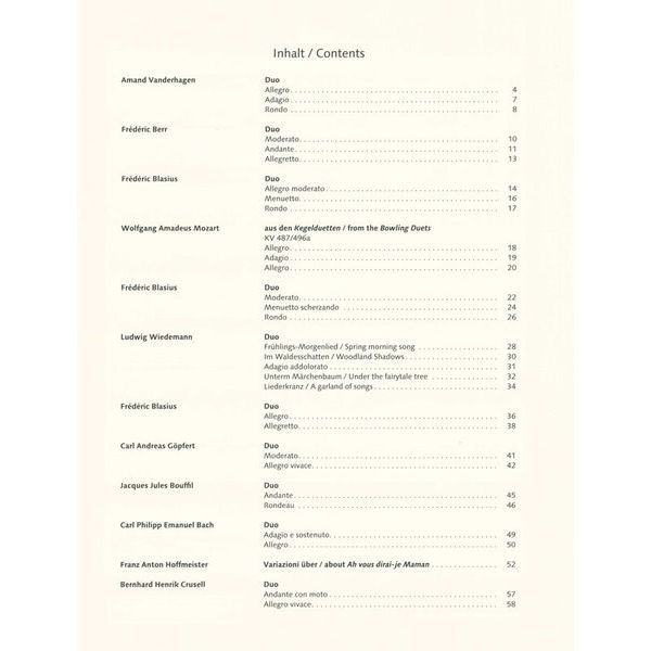 Schott Duets for Fun Clarinet