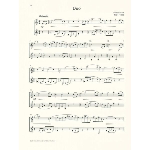 Schott Duets for Fun Clarinet