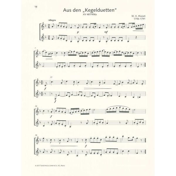 Schott Duets for Fun Clarinet